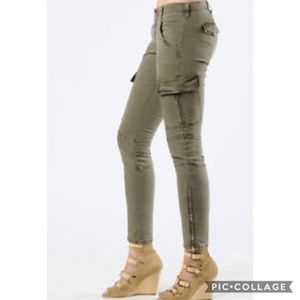 J Brand Skinny Cargo Pant in Vintage Westpoint 28